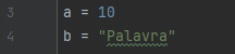 Como usar Variáveis no python